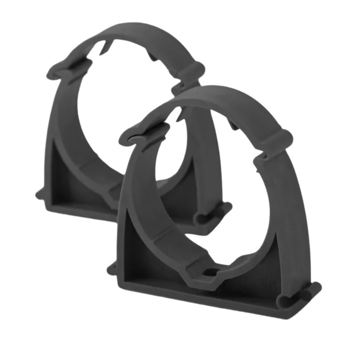 Uchwyt zamykany do rur elektroinstalacyjnych UZ 20 szary (100szt/opak)