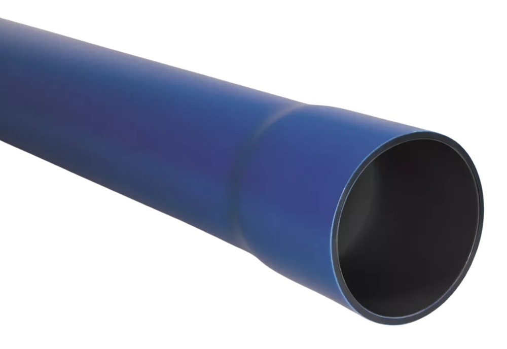 SRS Rura osłonowa sztywna z kielichiem ROS-M (RHDPE) 160/8 - niebieska (35szt/paleta) 6m