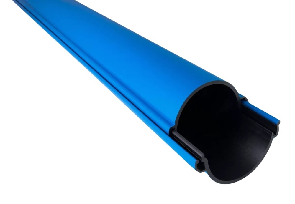 Rura osłonowa sztywna dzielona ROS-D 160 - niebieska -3 m (28szt/paleta)