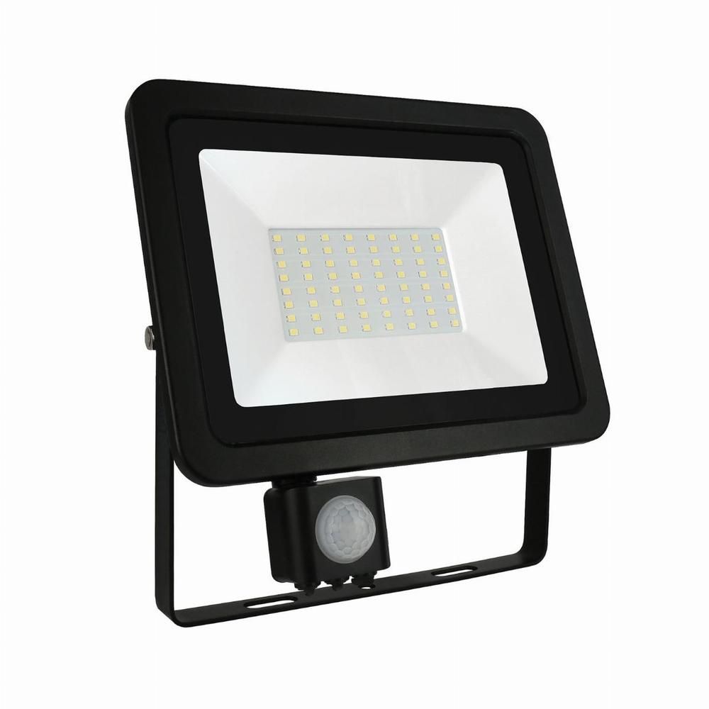 naświetlacz NOCTIS LUX 2 50W CW 6500K z czujnik czarny
