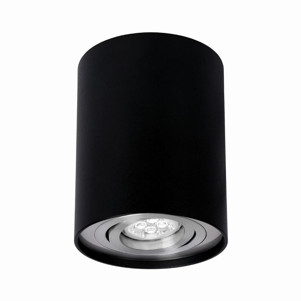 oprawa CHLOE 1xGU10 n/t okragla regul. czarna SLIP004003