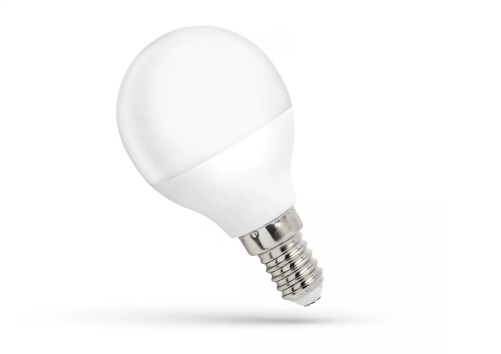 żarówka LED E14 230V 4W CW kulka SPECTRUM