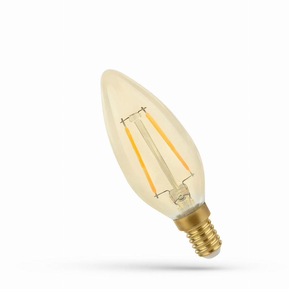 żarówka LED E14 230V 2W WW swieczka RETROSHINE
