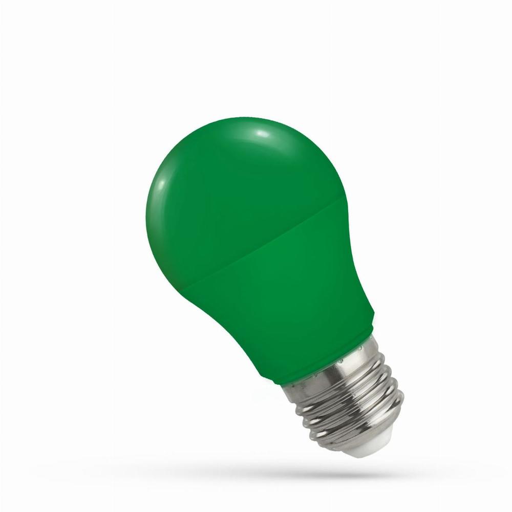 żarówka LED E27 5W GREEN GLS A55 kula zielona