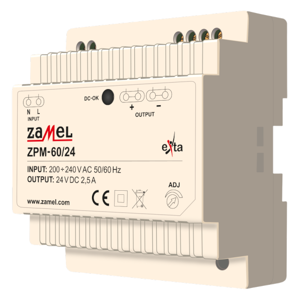 zasilacz impulsowy ZPM-60/24