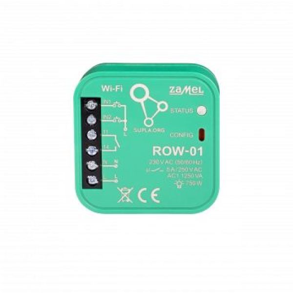 odbiornik WiFi 1-kanałowy dwukierunkowy TYP: ROW-01