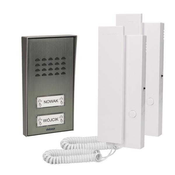 domofon 2-rodzinny VIVI MULTI n/t instalacja 4+2 kaseta 95x180x30