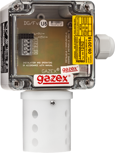 detektor gazu DG/12N dwuprogowy