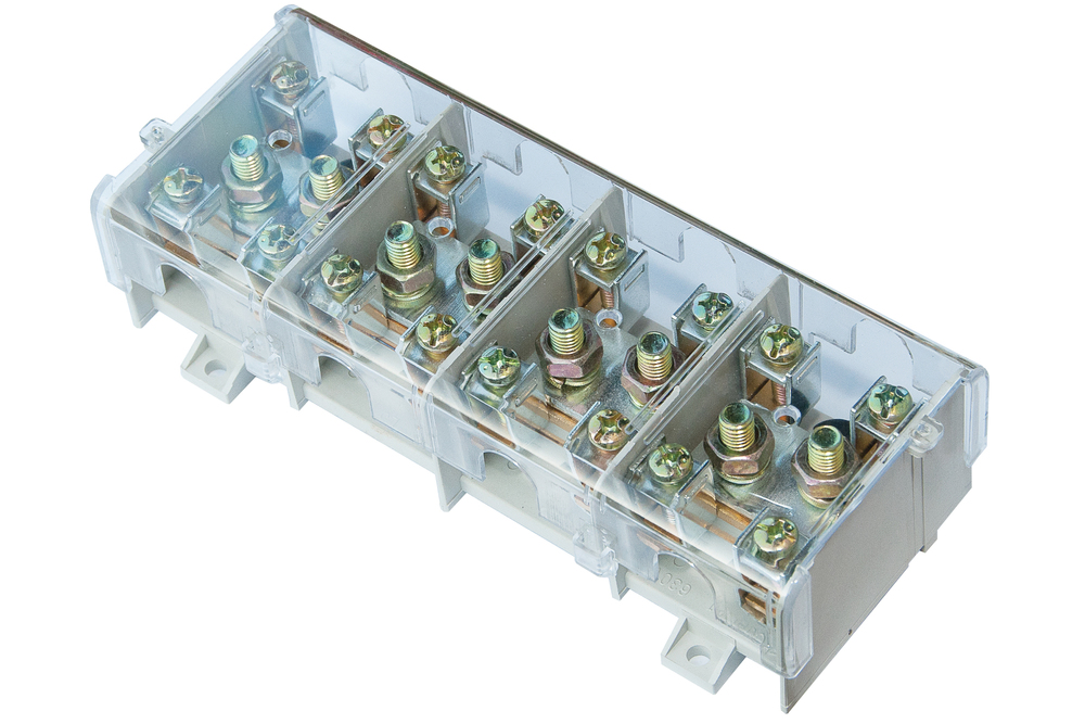 listwa zaciskowa LG 4x95/35 termoplast z osłoną