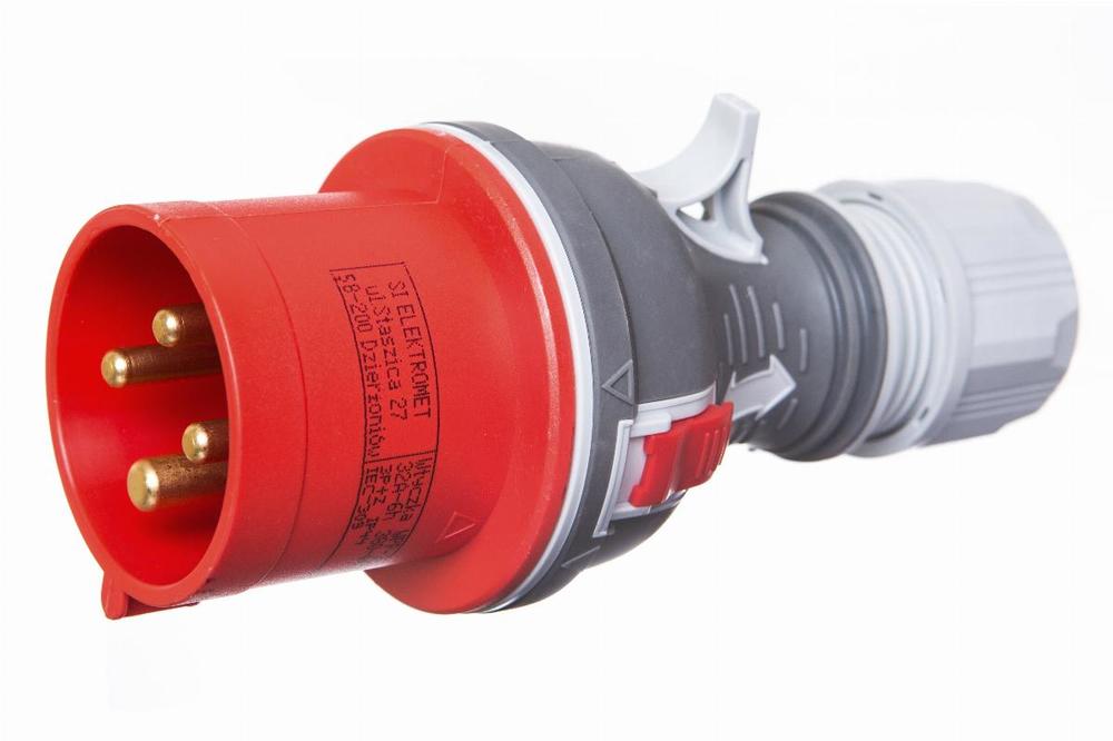 wtyczka siłowa przenośna 32A/4P 400V 3P+Z IP44 WPP 922076