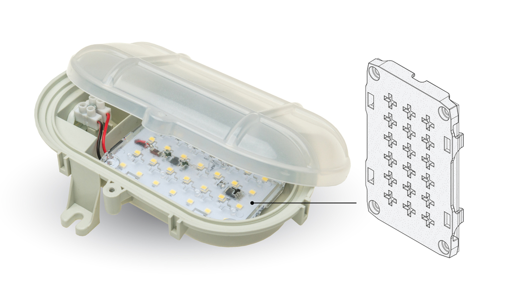 oprawa OWAL SLIM LED 5W 4000K IP44 24V