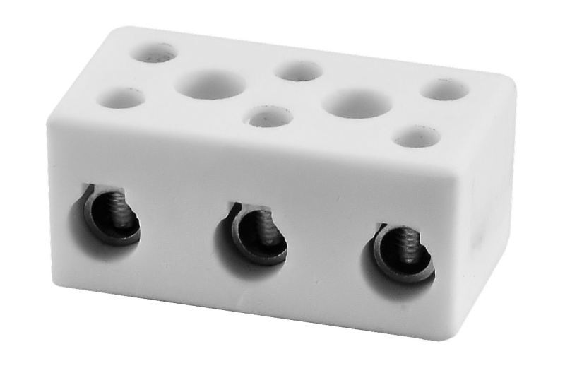 złączka gwintowa porcelanowa CPO-30A-3P 3-torowa 16mm2 biały