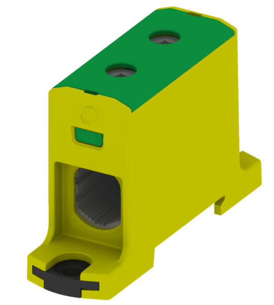 złączka szynowa gwintowa AL/CU MAA1240Y10 /zacisk KE 35-240mm2 żółto-zielony