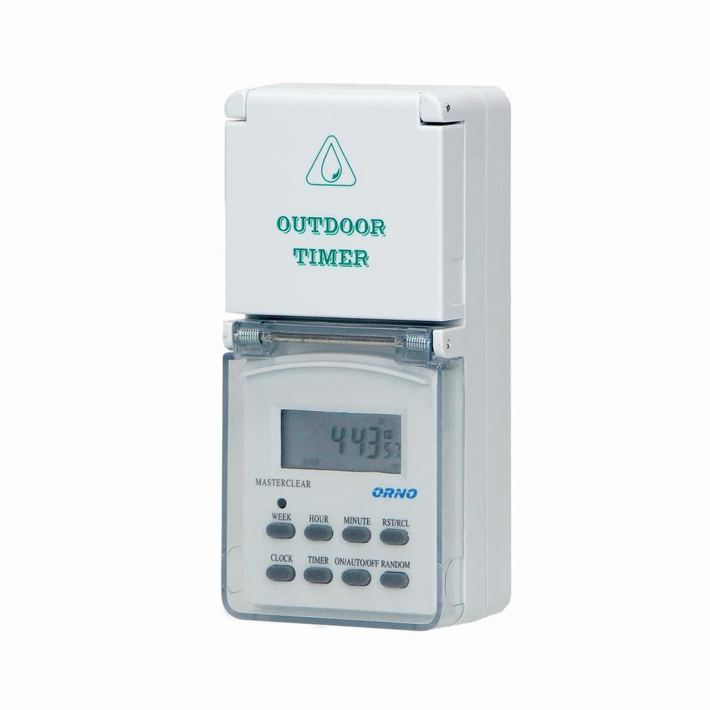programator elektroniczny czasowy, 8 programów, IP44