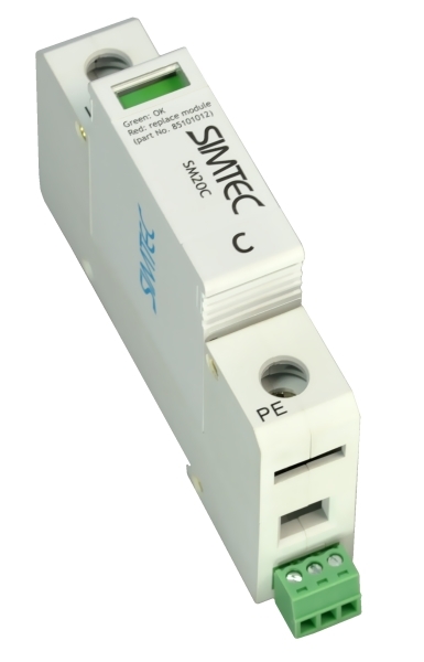 warystorowy ogranicznik przepięć SIMTEC SM20C 1P szary