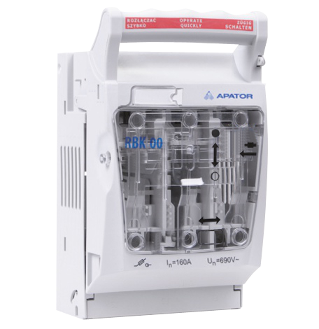 rozłącznik bezpiecznikowy RBK00 S4-50mm 60947-3 nowy 160A