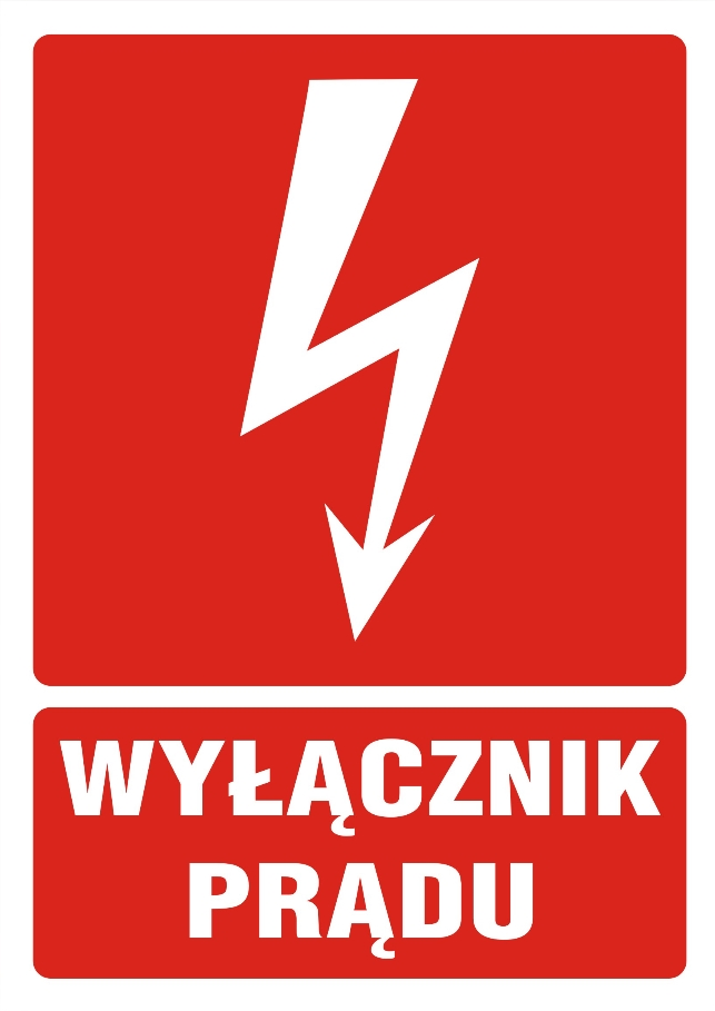 naklejka TPP 1/A wyłącznik prądu EN010 (74x105) S