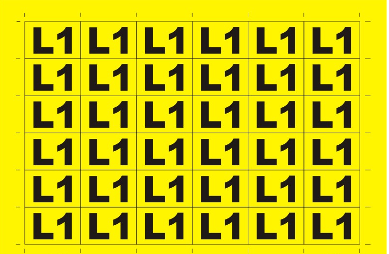 oznacznik E047 (20x30) 'L1'