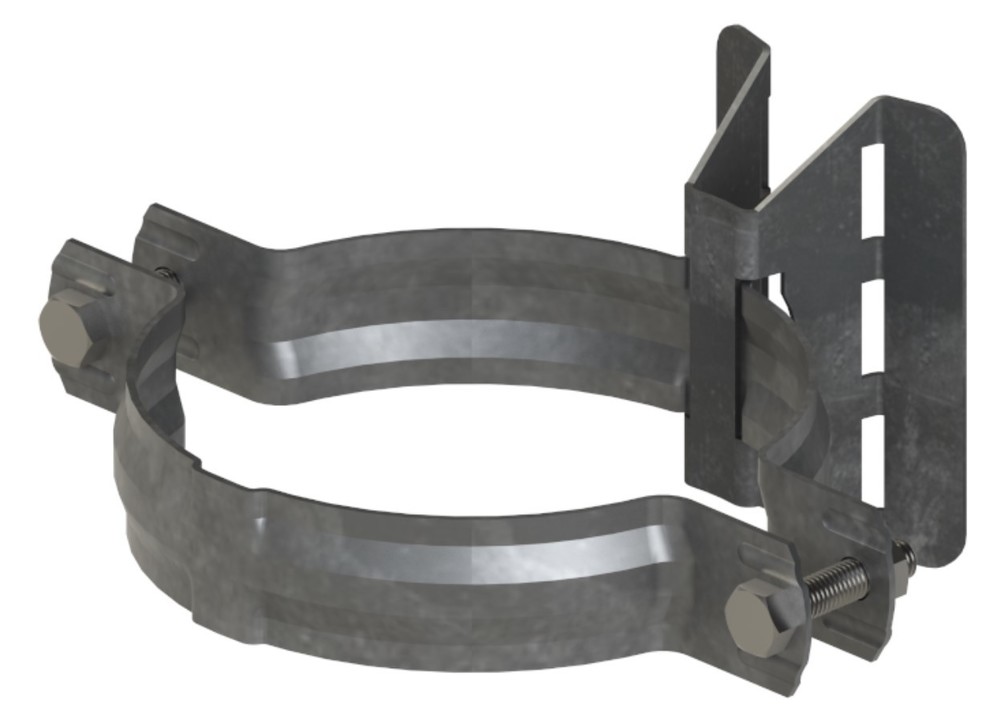 Uchwyt na rurę fi 160 słup wirowy (metalowy)