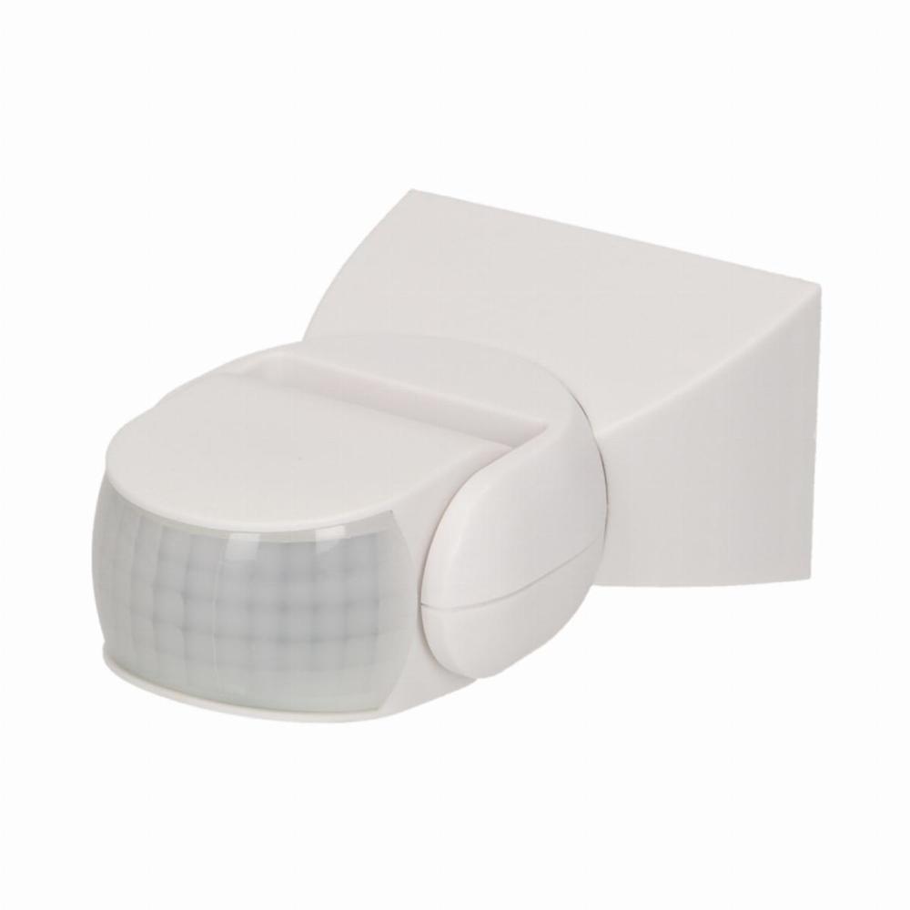 Czujnik ruchu 180st., regulacja pionowa i pozioma, IP65, 1200W, biały