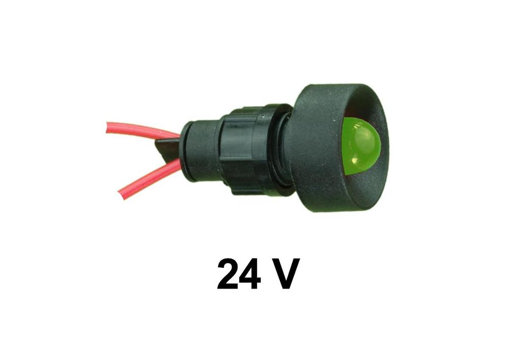 Lampka KLP-10 zielona 24V, AC/DC, 10/Z – 24V