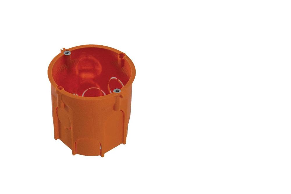 Puszka PK60 Lux głęboka z wkrętami pomarańczowa