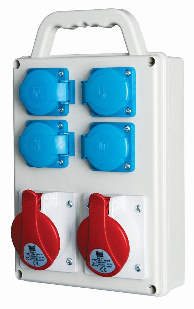 Rozdzielnica R-BOX SLIM 2x16A/5p,4x230V