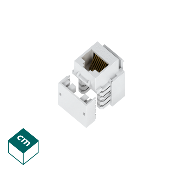 Gniazdo komputerowe UTP RJ 45 kat. 5e keystone