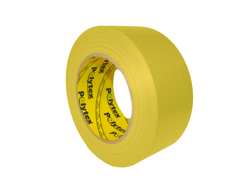 taśma POLYTEX 118 żółta wodoodp.wzmocnion szt.=50mb 0,23x48mm