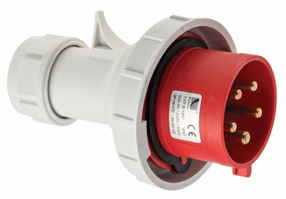 wtyczka siłowa przenośna 32A/5P 400V 3P+Z+N IP67
