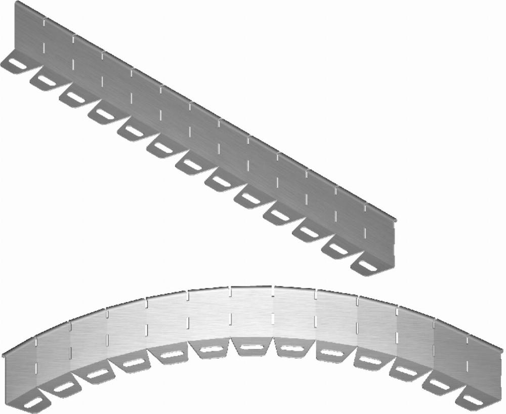 PGK50/1 Przegroda kolanka - grubość blachy 1,00 mm