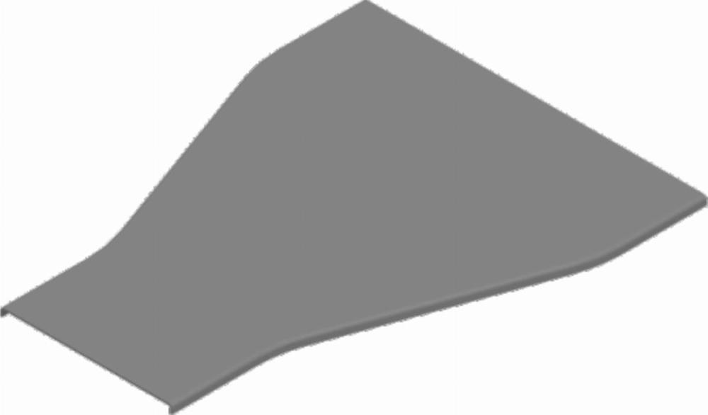 PRKZP200/100 Pokrywa redukcji symetrycznej - grubość blachy 1,50 mm