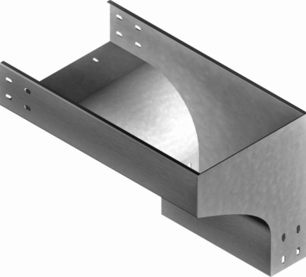 KRPZC300H100 Kolanko redukcyjne prawe - grubość blachy 2,00 mm