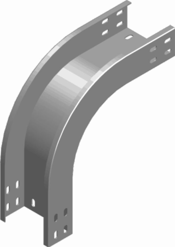LZZC300H50 Łuk zewnętrzny 90° - grubość blachy 2,00 mm
