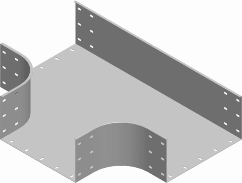 TKZP200H200 Trójnik korytka - grubość blachy 1,50 mm