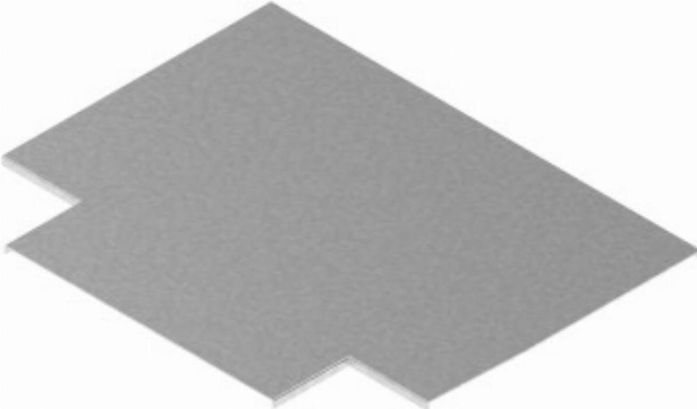 PTKN240 Pokrywa trójnika kanału - grubość blachy 1,50 mm