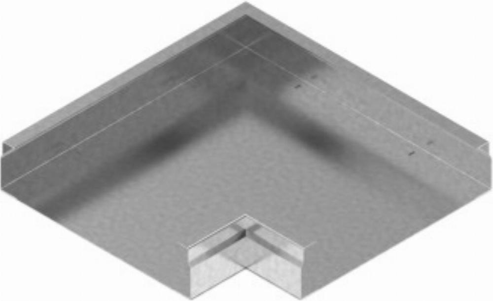 KKN240H38 Kolano kanału - grubość blachy 1,00 mm