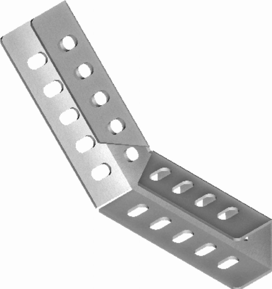 LWK45 Łącznik wzmocniony 45o - grubość blachy 3,00 mm