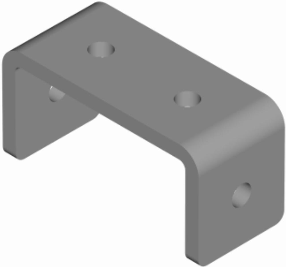 LCO1 Łącznik ceownika - grubość blachy 6,0 mm