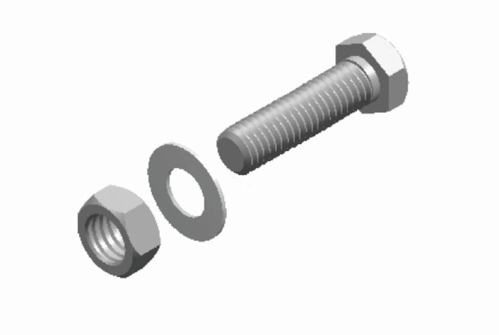 SMM8x60F Śruba (komplet) 100szt.