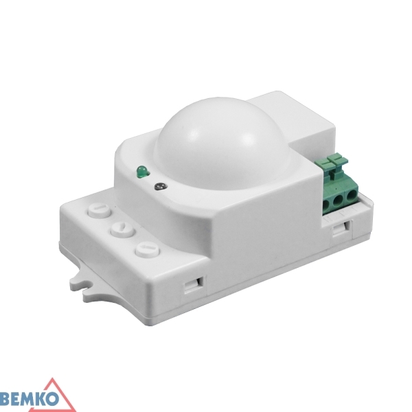 czujnik mik 1200W 360' IP20 prostokat biały mini B52-SES72WH