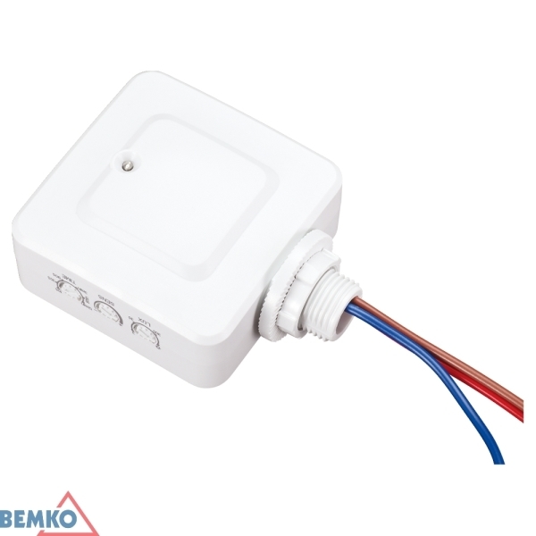 czujnik mikrofalowy 1200W 360* z nakretka B52-SES68WH