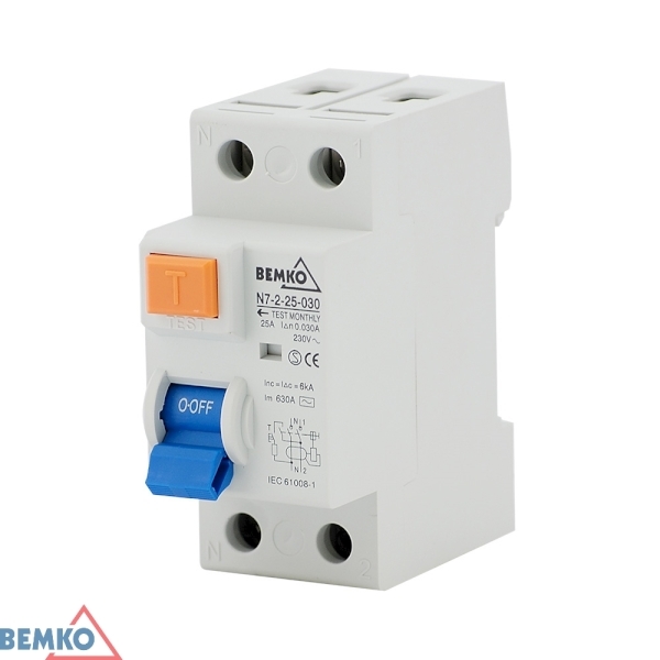 wyłącznik różnicowoprądowy 2P 40A 30mA AC A05-N7-2-40-030