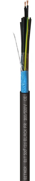 przewód BiT 500(St)BLACK FR 4G1 300/500V