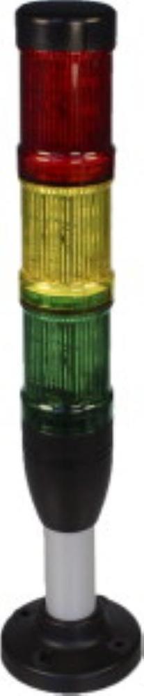 SL4-100-L-RYG-24LED Kolumna sygn. SL4 - aparat kompletny (czerwony, żółty, zielony)