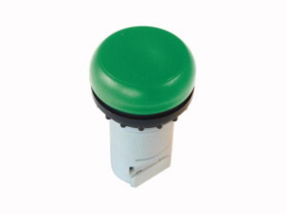 lampka sygnalizacyjna 22mm zielona do żarówek z trzonkiem BA M22-LC-G