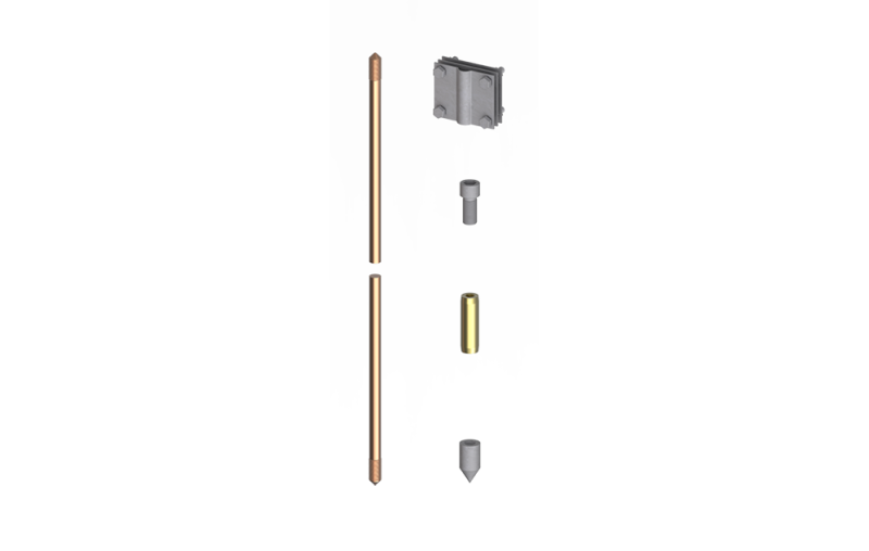 pręt.uziom.miedziany 3/4' 250um 150cm