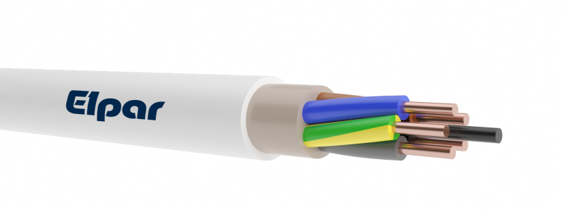 przewód instalacyjny YDY 5x1,5 450/750V ELPAR YDY-5X1,5