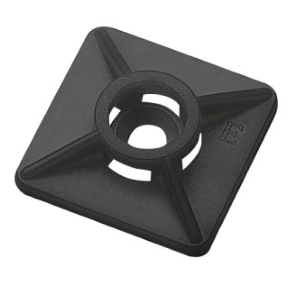 podstawa samoprzylepna 19x19 czarne (100szt) 0901/5469