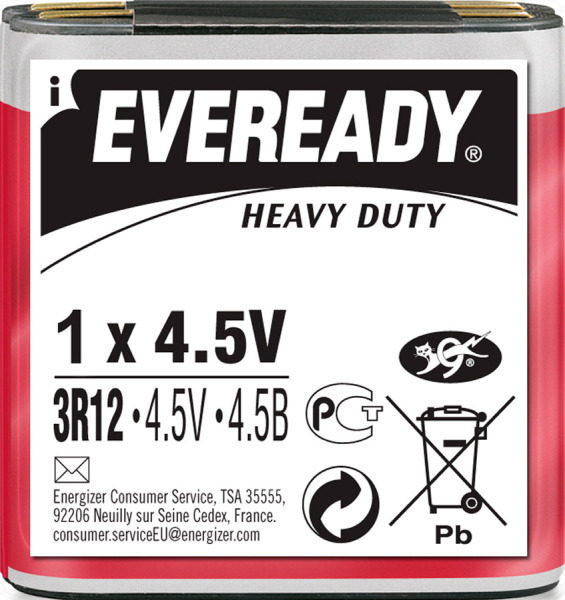 bateria 3R12 plaska EVEREADY 1szt 4,5V 632314